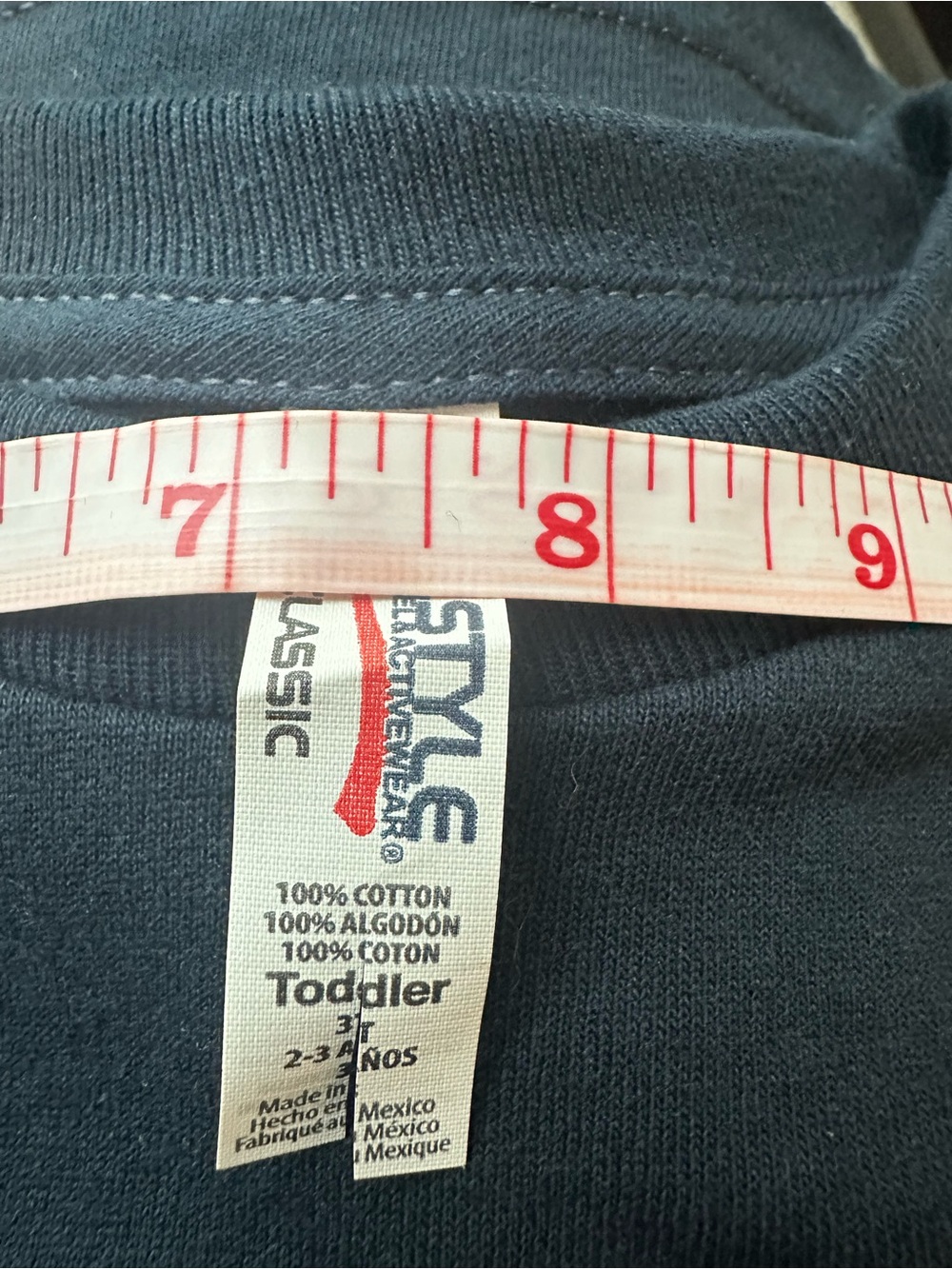 Lot of Kids Short Sleeve Tee Trio - Black, Light Blue, Heather Gray - Picture 5 of 7